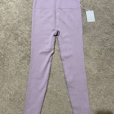 Everlane The Seamless Leggings Ribbed Light Purple Size XL/XXL NWT High Waisted