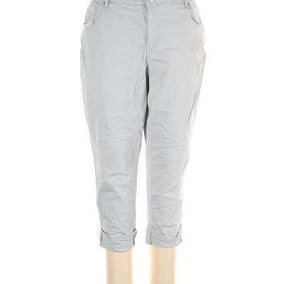 Style&Co Women Gray Jeggings 18 Plus