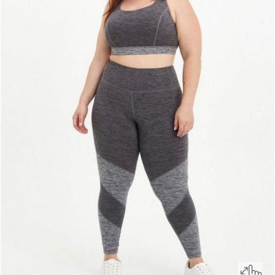 Torrid Women's Grey Active Leggings Size 1X