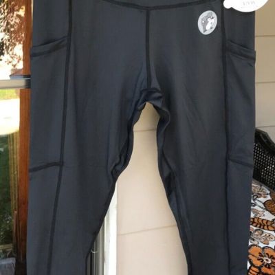 Buc-ee's Black XS Cropped Leggings Yoga Workout Buc-ees New A11