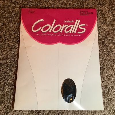 Coloralls no-lines fit pantyhose, color basic black, size: CD