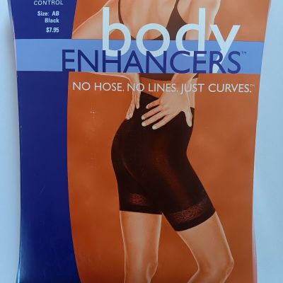 Hanes Light Control Body Enhancers Size AB Black