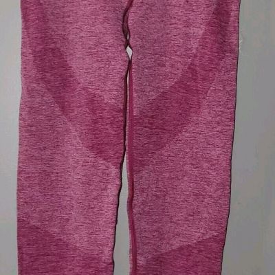 Victorias Secret PINK Leggings Womens Small Pink Seamless Workout Tight Compress