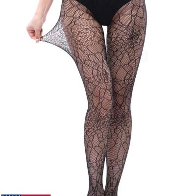 Spiderweb tights, Halloween tights, Stocking for women