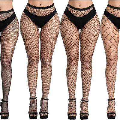 DRESHOW Fishnet Suspender Pantyhose Stockings Hight Waist Tights Thigh High Pant