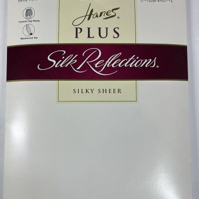 Hanes Plus 00P17 Silk Reflections Silky Sheer Size Talla:3Plus, Barely There