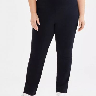 PLus Size Black Bootcut Leggings Style&Co Women's Size 1X