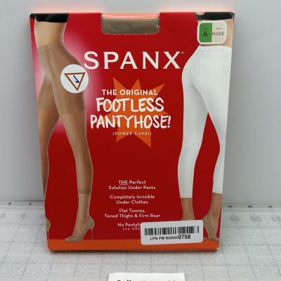 Spanx The Original Footless Pantyhose Power Capri Size A Nude