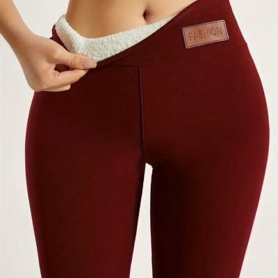 Women's New Fashion Insulated Warm Dense Stretchy Yoga Style Leggings Medium