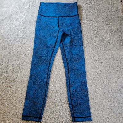 Lululemon Leggings Womens 6 Bright Blue Misted 26