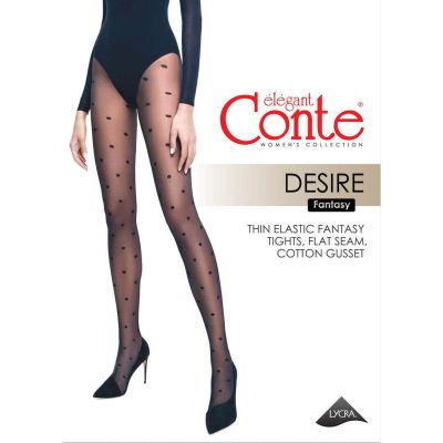 Conte Tights Desire - Polka Dots High-Quality Fantasy Women Pantyhose