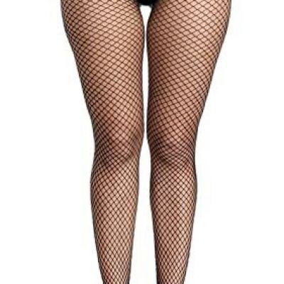 PERAMBRY Women's Fishnet Tights High Waist Fishnet Tights Black Fishnet Stocking