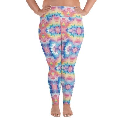 All-Over Print Plus Size Leggings