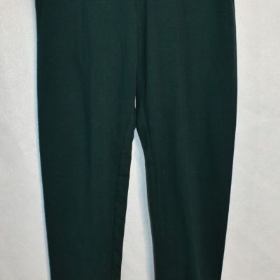 Old Navy Leggings Green High Waisted Jersey Ankle Size Small  Women's New