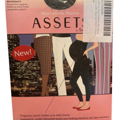 NEW Marvelous Mama Assets BY Sara Blakely SPANX Maternity Tights Black Size 2