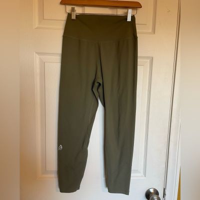 P’tula 23” Inseam Army Green High Waisted Leggings Size Large