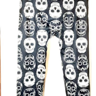 No Boundaries Woman's Leggings Size XXL, Stretch, Lightweight, Skull Design