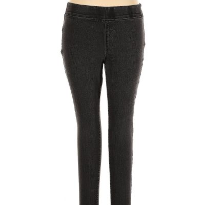 St. John's Bay Women Black Jeggings L Petites