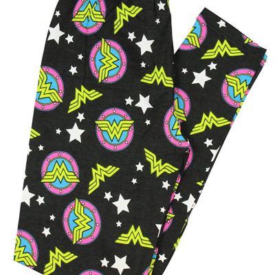 DC Comics Juniors Wonder Woman Fashion Leggings New XS/S