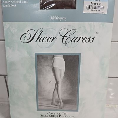 Worthington Sheer Caress Queen Tall Pantyhose Stockings LODEN Hosiery 1990s