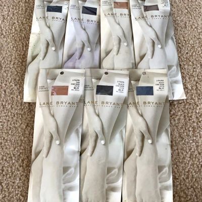 Lot of 7 Lane Bryant Knee His Sandalfoot Womens One Size (10-13) Taupe Tan Black