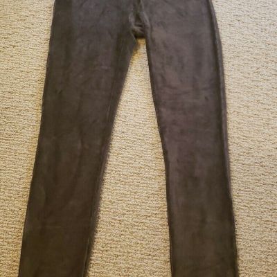 Spanx Ready To Wow Cord Leggings Womens Small Olive Green