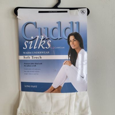 Cuddl Duds Silks Warm Underwear  Pants  XL(18-20)  New Color: Blush