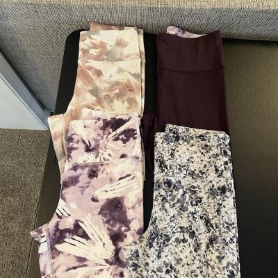 Women’s Athletic Leggings Lot (4) Size Large Balance Collection Workout Pants