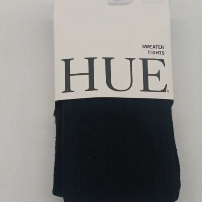 HUE Black Cable Sweater Tights Women's Size M/L - U18356 - Polyester