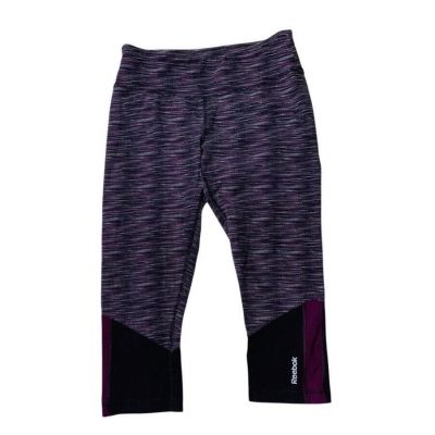 Reebok Women's Size Small Leggings Crop Capri Workout Activewear Yoga Pants