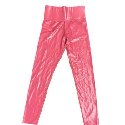 Carbon38 Women's S Pink Takara Shine High Rise Yoga Workout Travel Leggings EUC