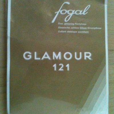 new vintage Fogal Glittering Mauve Glamour 121 Pantyhose nylon silk xs