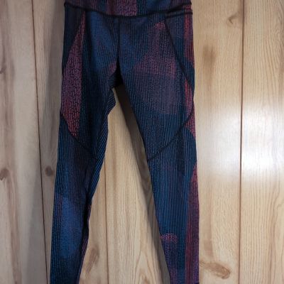 Sweaty Betty Power Full Length Workout Leggings Women's Size 6 Black City Lights