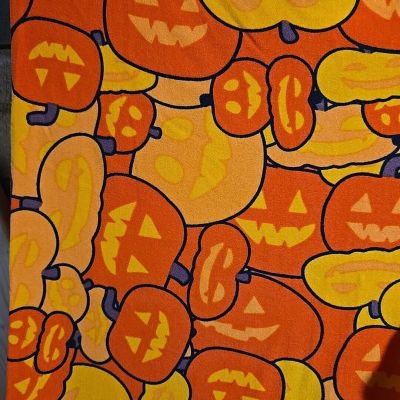 LuLaRoe Womens Leggings Plus Size TC Halloween Pumpkins NWOT