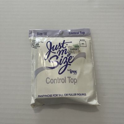 Just my size by Leggs Control top pantyhose, 1X, Suntan color, tall