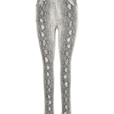 Nasty Gal Inc. Women Silver Leggings 8