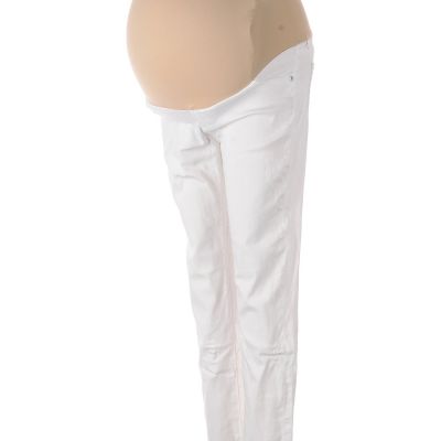 Adriano Goldschmied Women White Jeggings 27 W Maternity