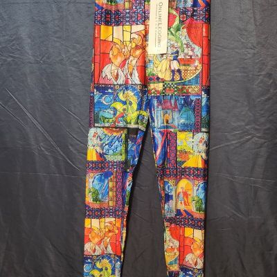 Beauty And The Beast Leggings Large