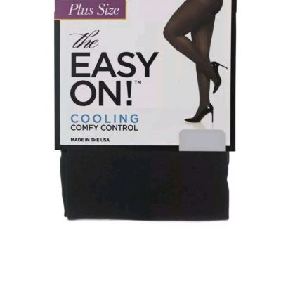 NEW Berkshire 5035 Easy On Plus Size Cooling Tights Black SIZE 5X - 6X