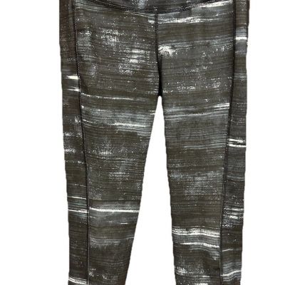 Old Navy Active Capri Leggings Exercise Workout Pants Black Multi Color SZ LARGE