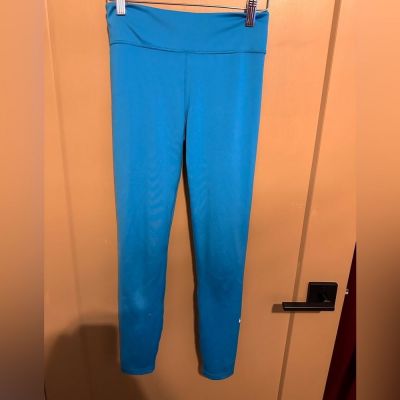 Nike dri-fit leggings size L bright aqua blue