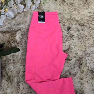 New Victoria’s Secret Sport Knockout Crop Leggings Size: M High Rise Bright Pink