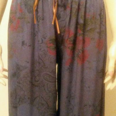 Italian Fashion Baggy Loose Harem Women Pants One Size NWT