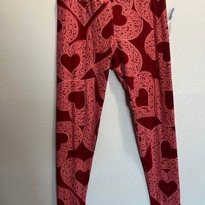 Lularoe Valentine Leggings (Tall & Curvy) Fits Pants Size 12-18 (X0964) at Amazo