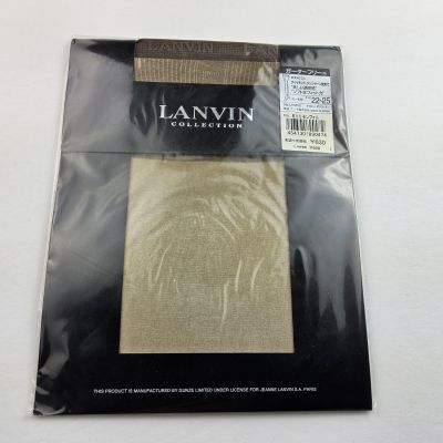 Lanvin Collection Garter Free Thigh High Stockings Pantyhose Size 22-25