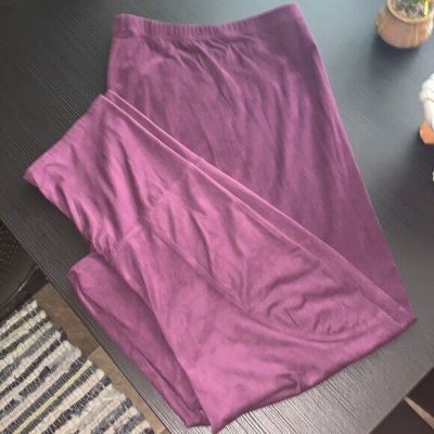 NWOT Libby Edelman Purple Stretch Leggings - Sz. 3X