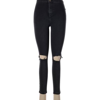 Topshop Women Black Jeggings 28W