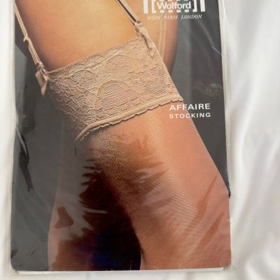 Wolford Affaire Stockings - Black - Brand New - Size M