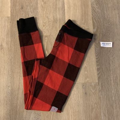 (NWT) Old Navy Ladies Size Small Buffalo Plaid Thermal Cotton Blend  Leggings