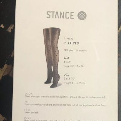 Stance Women’s Trifecta Tights Hearts Valentines Day New